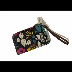 🌸New🌸Fossil zip closure mini wallet